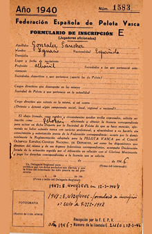 Ficha Federativa de Ignacio González Sánchez 