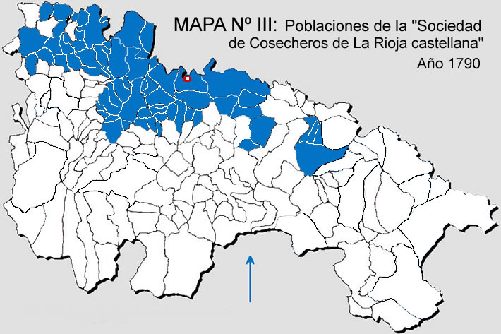 Mapa S. Económica Rioja 1790