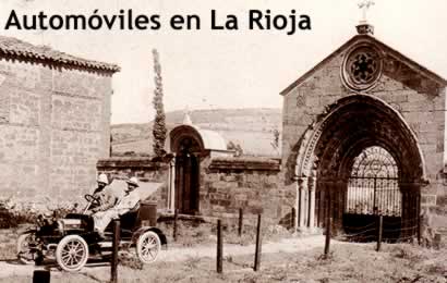 Coche ante el cementerio de Navarrete