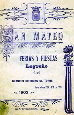 Programas de Fiestas de San Mateo - 1902