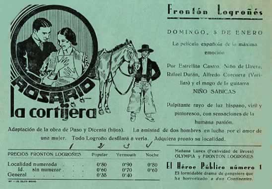 Cartel de mano