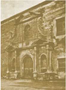 Fachada del Convento Mercedario antes de su rehabilitaci�n para Parlamento de La Rioja