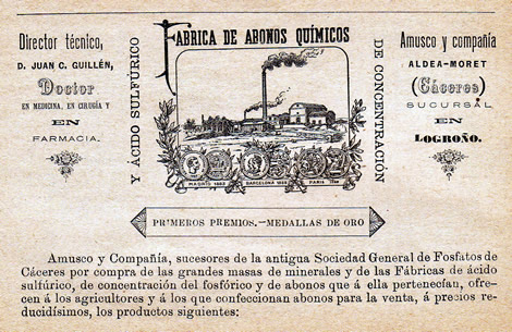 Fábrica abonos químicos Amusco