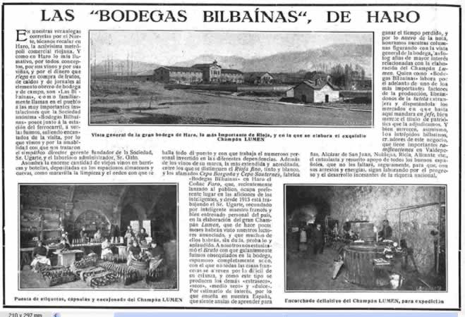 Bodegas Bilbaina en Haro