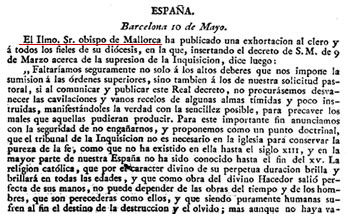 Gazeta de Madrid, 25 mayo 1820, p. 605