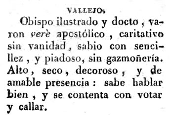 Prosopopeya en "Condiciones y semblanzas de los diputados a Cortes ...· Madrid, 1821