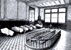 Sala dormitorio Casa Cuna; 1912