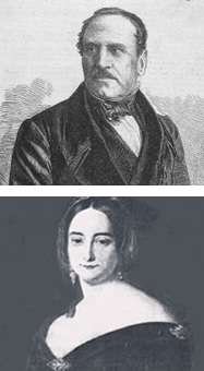 La pareja Jacinta y Espartero