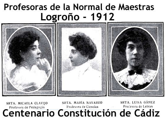 Trio de Maestrass de la Normal de Logroo