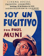 Paul Muni en 'Soy un fugitivo'