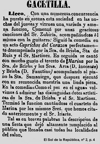 El "Sol de la República"