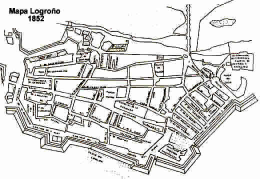 Mapa Logroo 1947