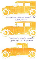 Anuncio de coches Aos veinte